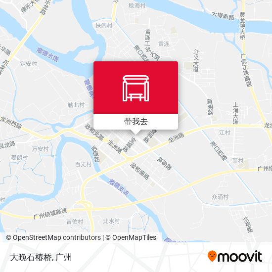 大晚石椿桥地图