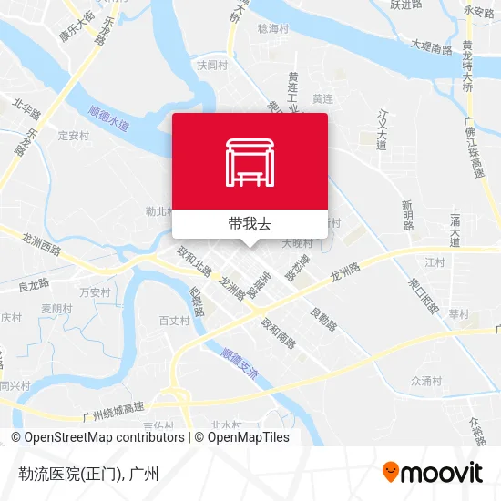 勒流医院(正门)地图