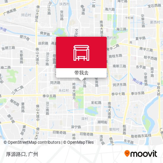 厚源路口地图
