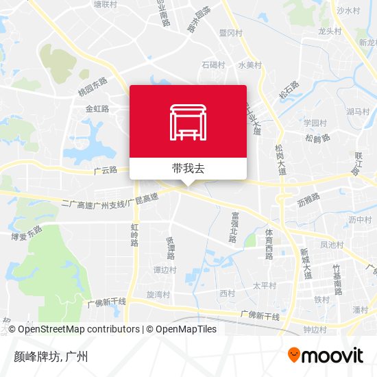 颜峰牌坊地图