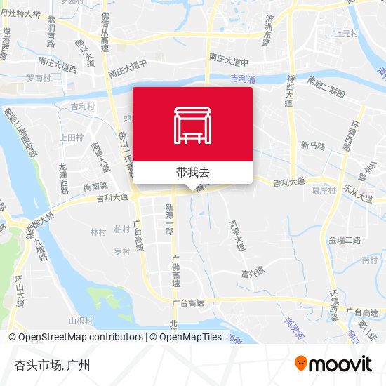 杏头市场地图