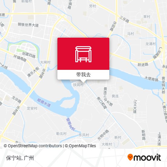 保宁站地图