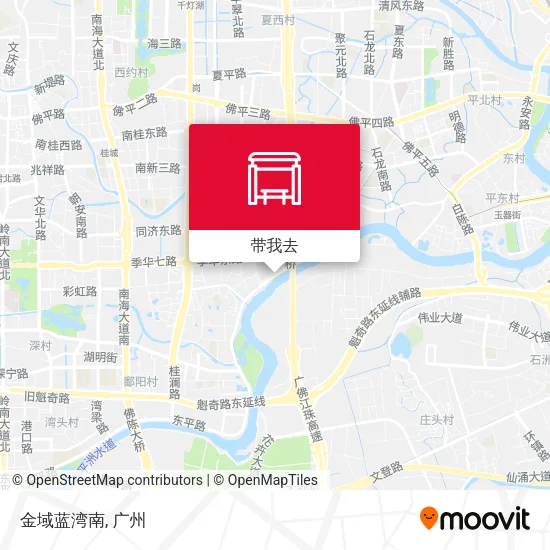 金域蓝湾南地图