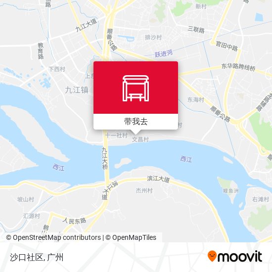 沙口社区地图