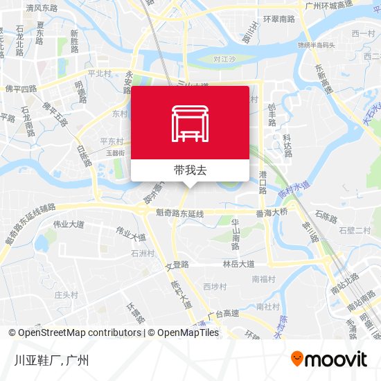 川亚鞋厂地图