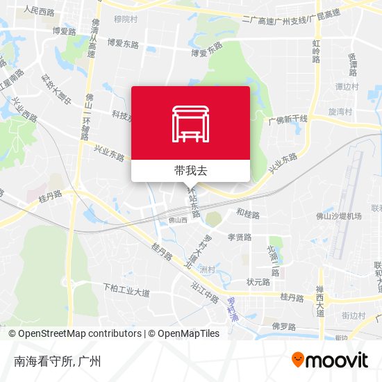 南海看守所地图