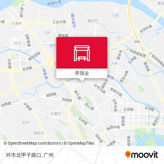 环市北甲子路口地图