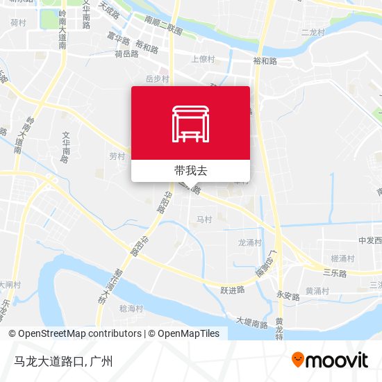 马龙大道路口地图