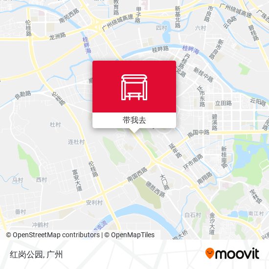 红岗公园地图