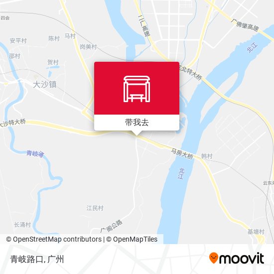 青岐路口地图