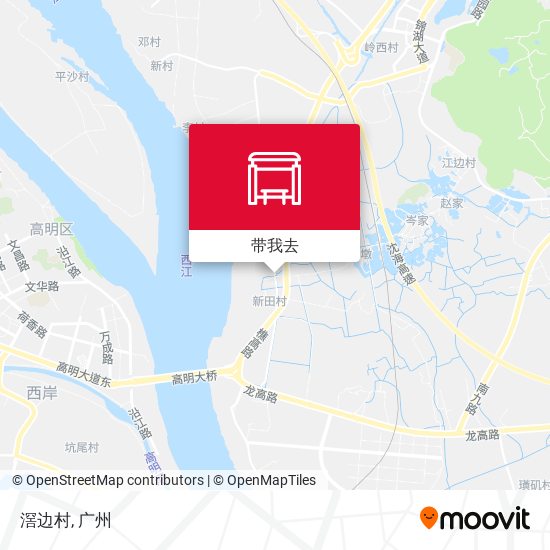 滘边村地图
