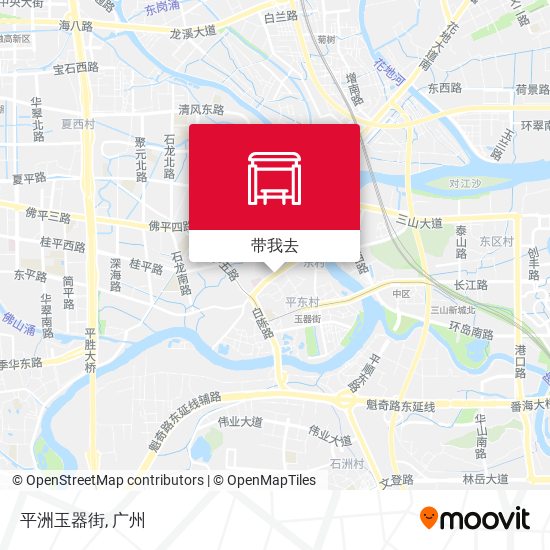 平洲玉器街地图