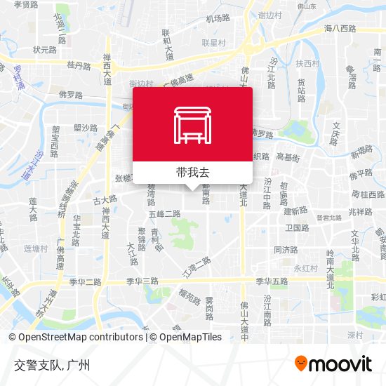 交警支队地图