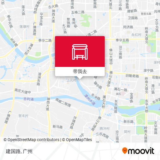 建国路地图