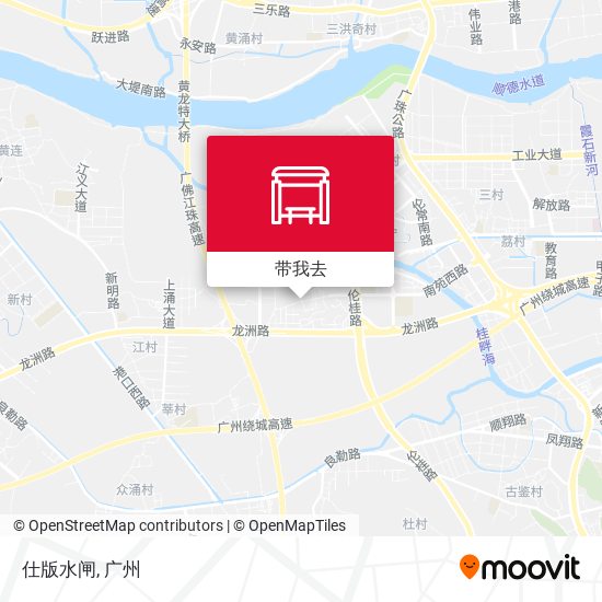 仕版水闸地图