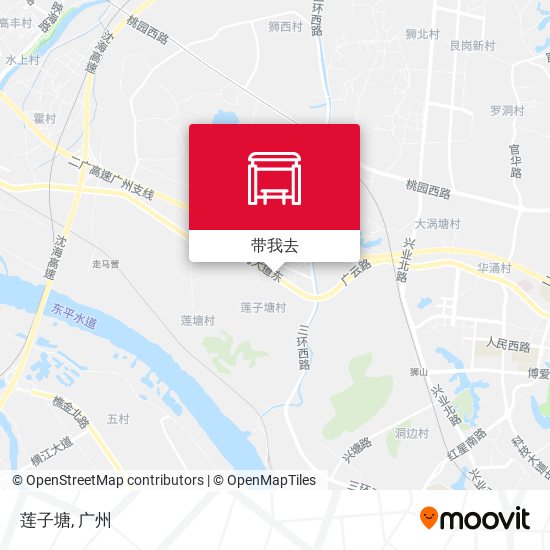 莲子塘地图