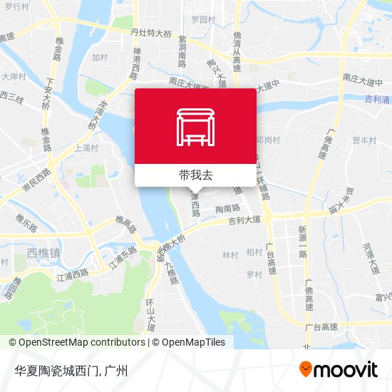 华夏陶瓷城西门地图