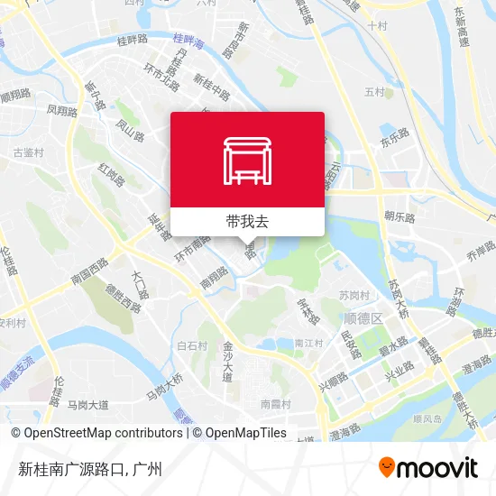 新桂南广源路口地图