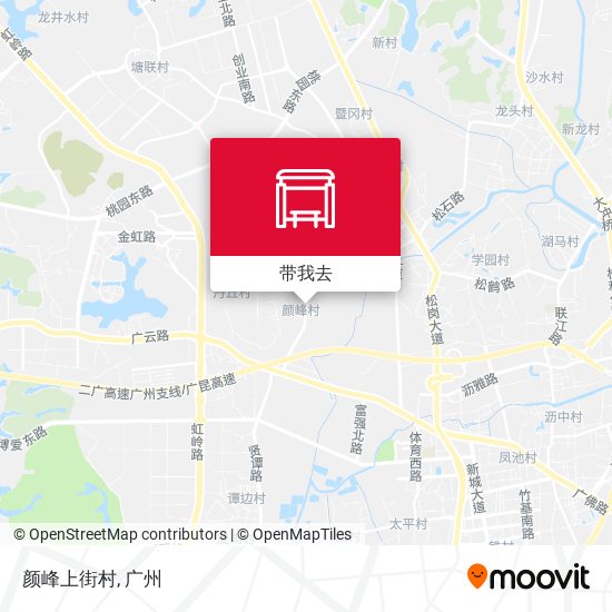 颜峰上街村地图