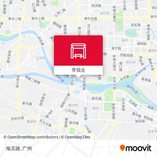 海滨路地图