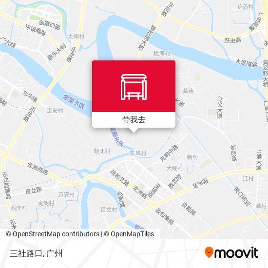三社路口地图