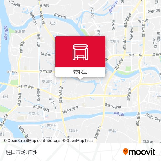 堤田市场地图