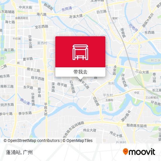 蓬涌站地图
