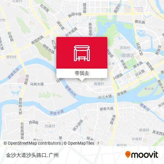 金沙大道沙头路口地图