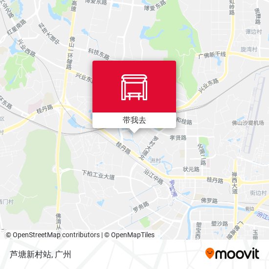 芦塘新村站地图