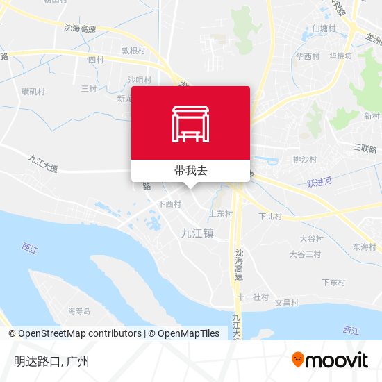 明达路口地图