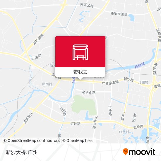 新沙大桥地图
