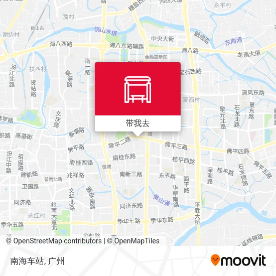 南海车站地图