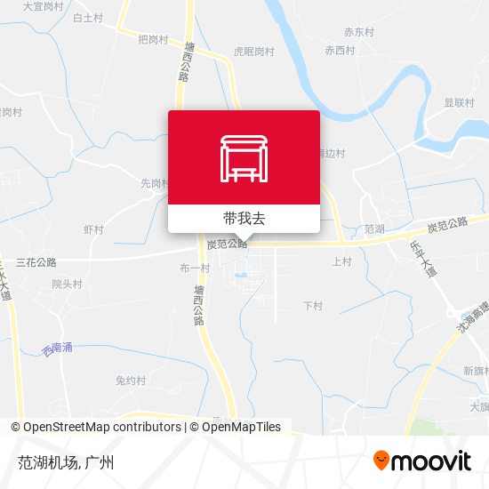 范湖机场地图