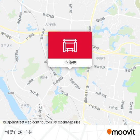 博爱广场地图