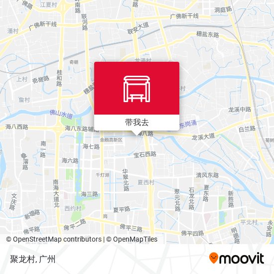 聚龙村地图