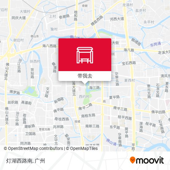 灯湖西路南地图