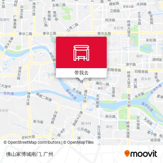 佛山家博城南门地图