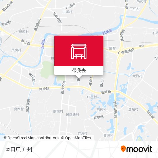 本田厂地图