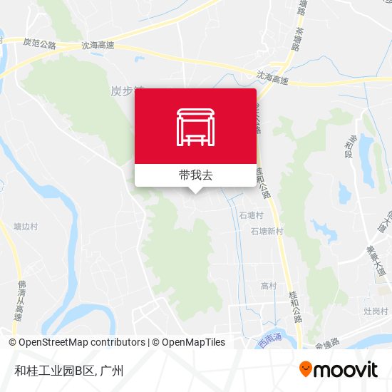 和桂工业园B区地图