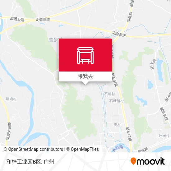 和桂工业园B区地图