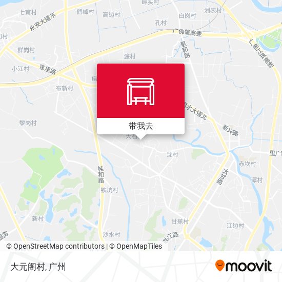 大元阁村地图