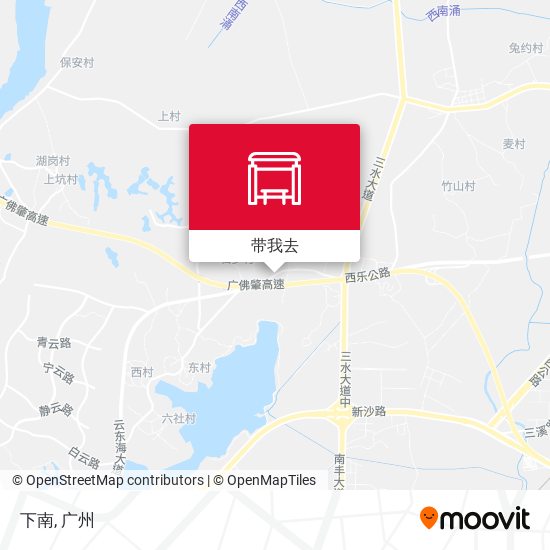 下南地图