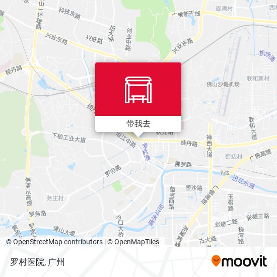 罗村医院地图