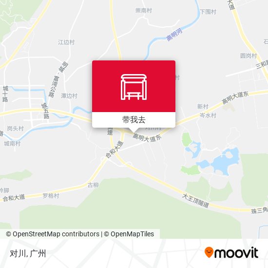 对川地图