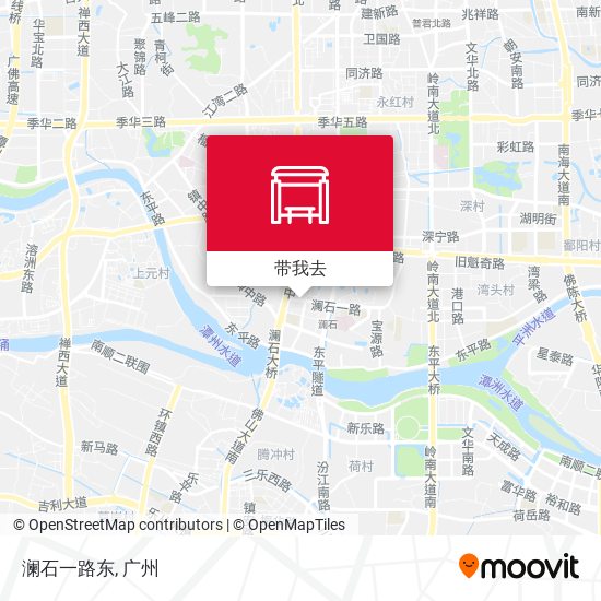 澜石一路东地图
