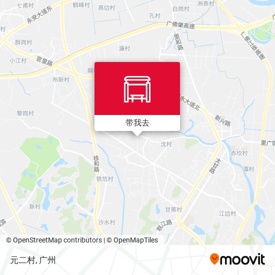 元二村地图