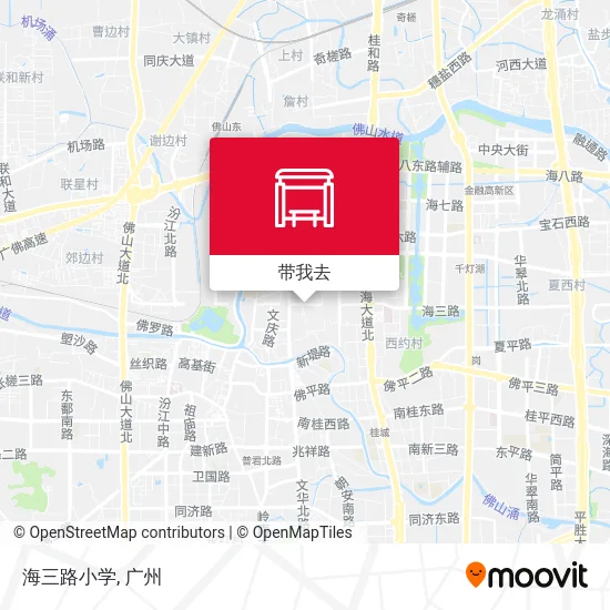 海三路小学地图
