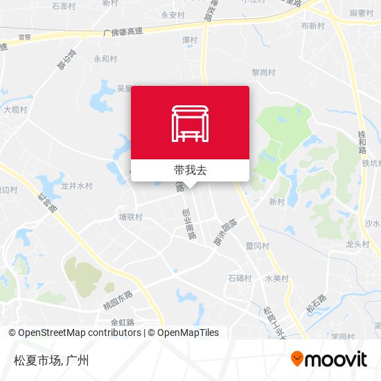 松夏市场地图