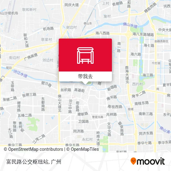 富民路公交枢纽站地图
