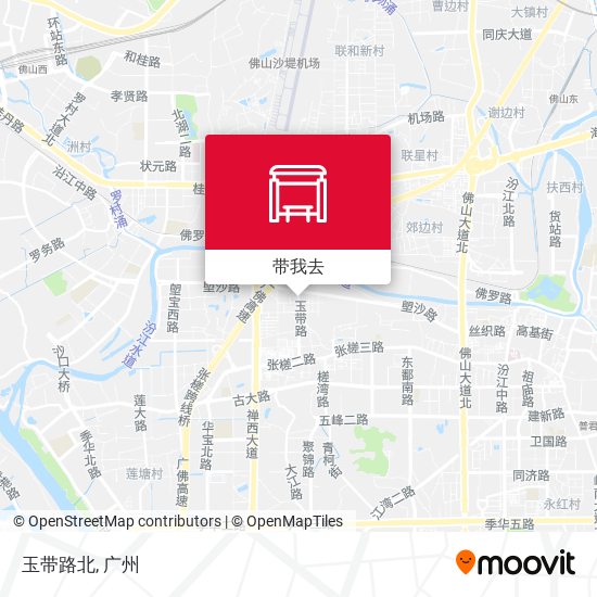 玉带路北地图